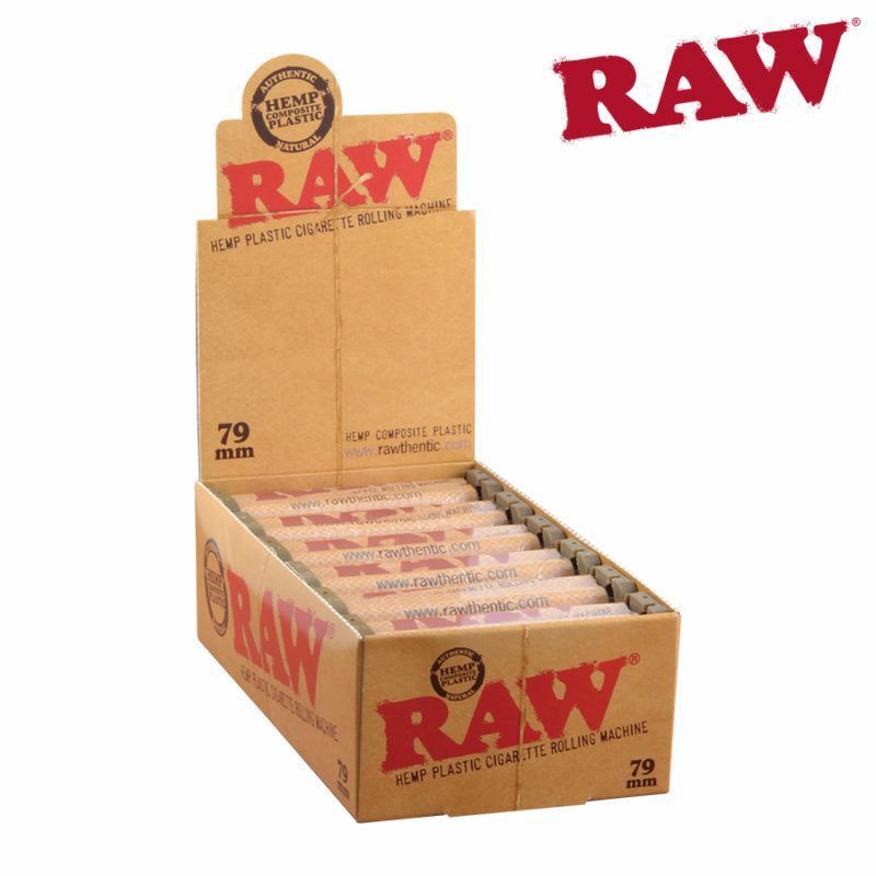 Raw 79MM Hemp Plastic Roller - Single or Box of 12 - Smoke empire