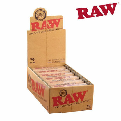 Raw 79MM Hemp Plastic Roller - Single or Box of 12 - Smoke empire