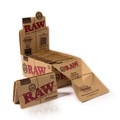 Raw - Artesano Organic 1 1/4 Paper - 15 Count Per Box - Smoke empire