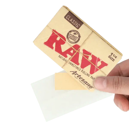 Raw - Artesano Organic 1 1/4 Paper - 15 Count Per Box - Smoke empire