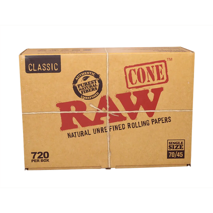 RAW - CLASSIC BULK 70MM/45MM CONES 720 COUNT - Smoke empire