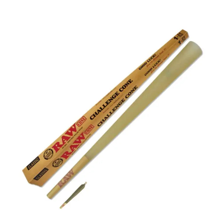RAW Classic Challenge Pre Rolled Cone 24 INCHES - Smoke empire