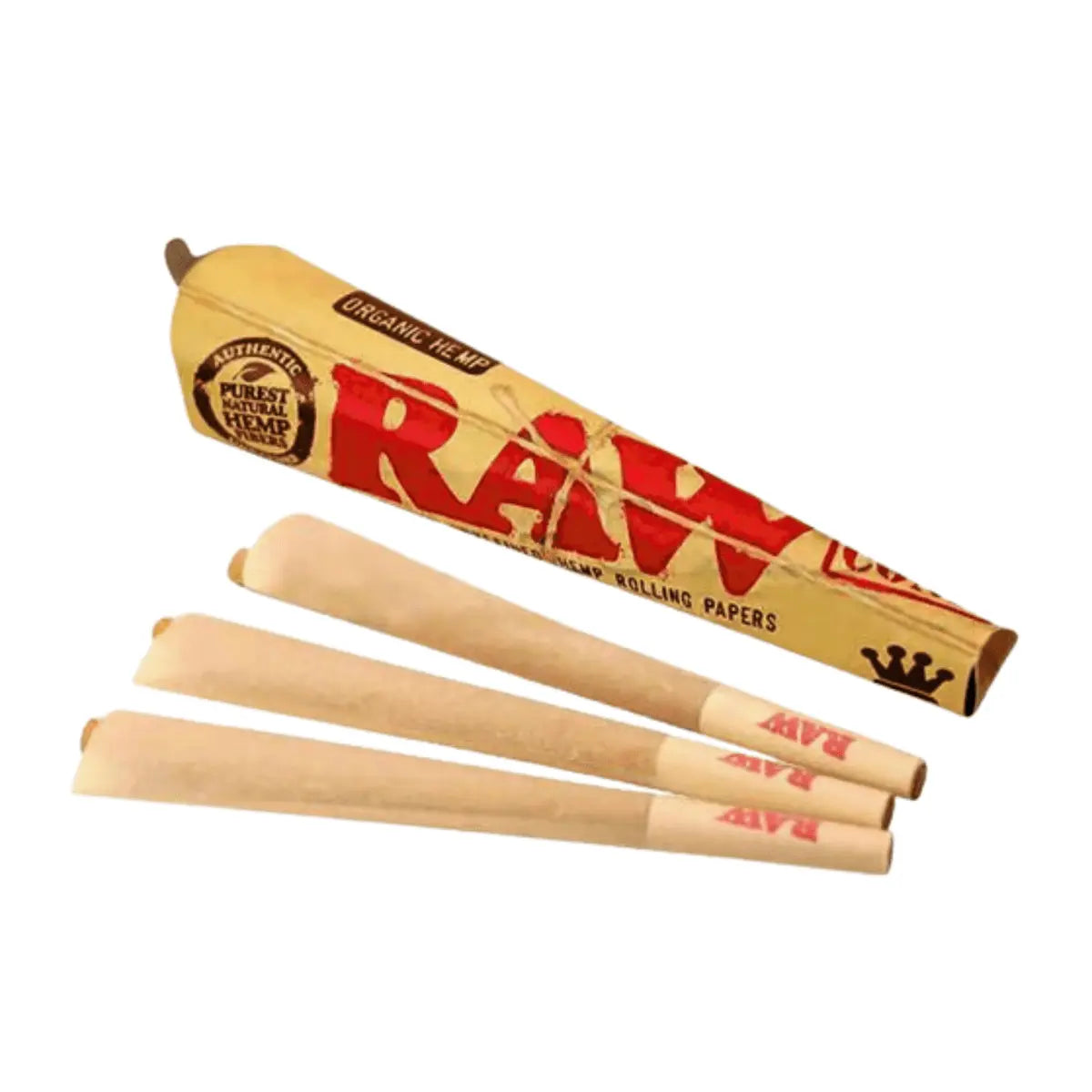 Raw Classic Cones King Size 3/pk - Smoke empire
