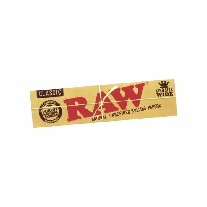 Raw Classic - King Size - Wide - 33 Per Pack - 50 Pack Per Box - Smoke empire