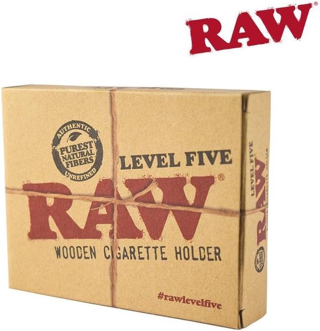 Raw Five On It Cig Holder Wooden - Smoke empire