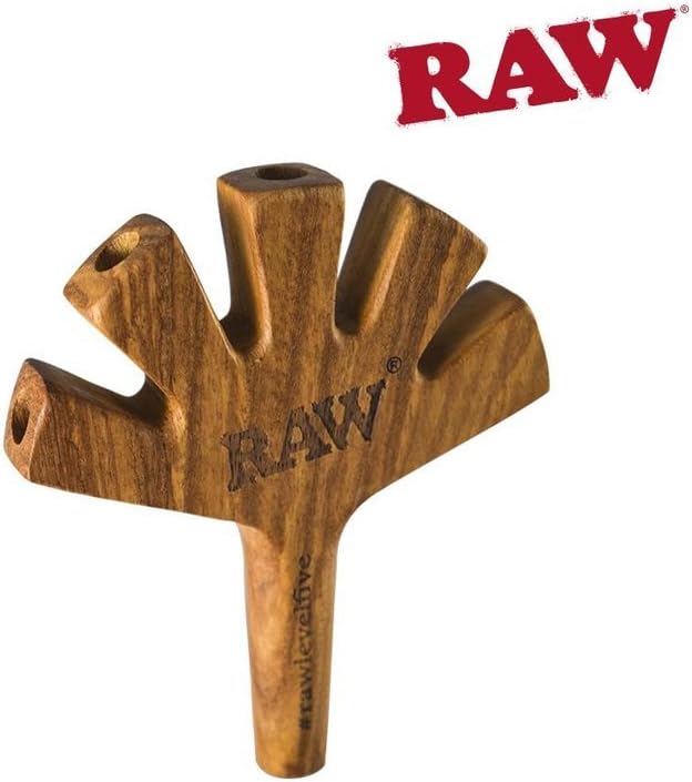 Raw Five On It Cig Holder Wooden - Smoke empire