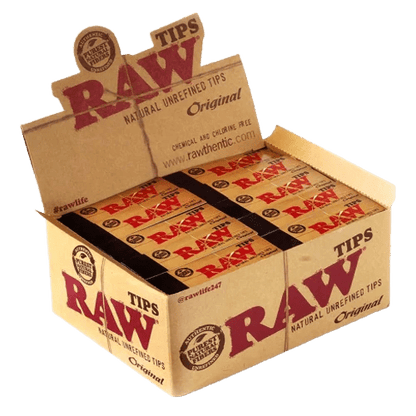Raw Natural Unrefined Tips - 1 Book or Box of 50 Books - Smoke empire