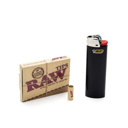 Raw Pre-Rolled Tips - 21 Tips (Single Pack or Box of 20 Packs) - Smoke empire