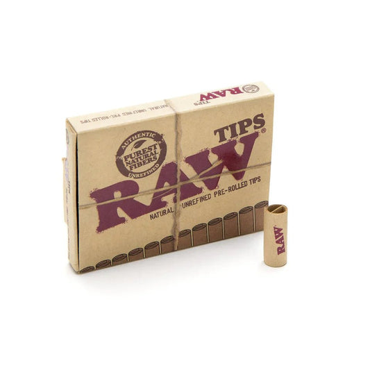 Raw Pre-Rolled Tips - 21 Tips (Single Pack or Box of 20 Packs) - Smoke empire