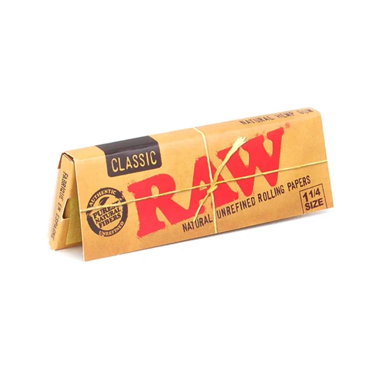 Raw Rolling Papers Classic 1 1/4" - 24 Units Per Box - Smoke empire