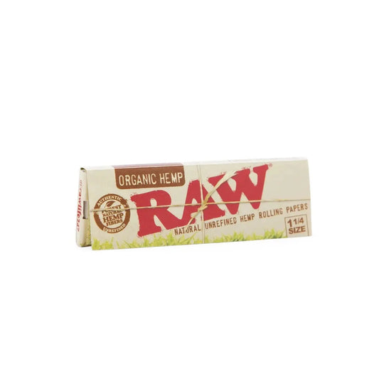 Raw Unrefined Organic Hemp 1 1/4 Size Rolling Papers - 24 Per Box - Smoke empire