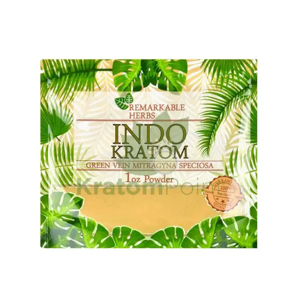 Remarkable Herbs Kratom Powder 1oz Indo - Smoke empire