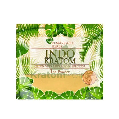 Remarkable Herbs Kratom Powder 1oz Indo - Smoke empire