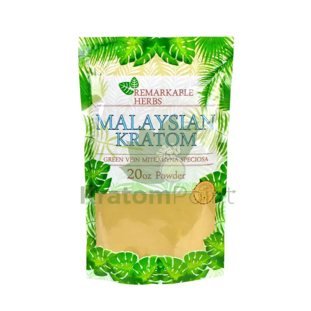 Remarkable Herbs Kratom Powder 20oz Malaysian - Smoke empire
