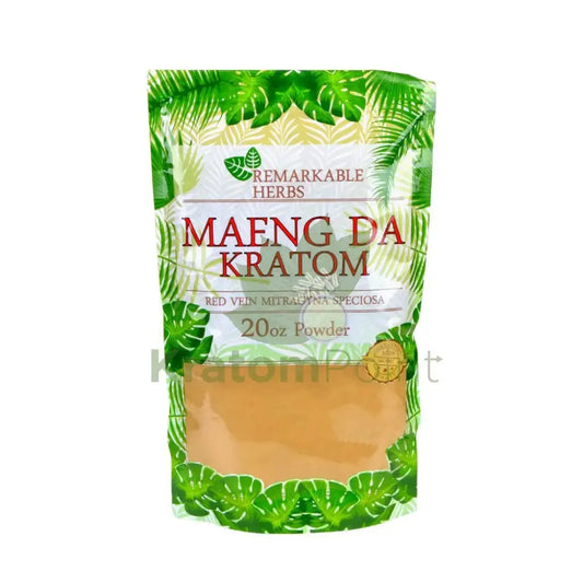Remarkable Herbs Kratom Powder 20oz Red Maeng Da - Smoke empire