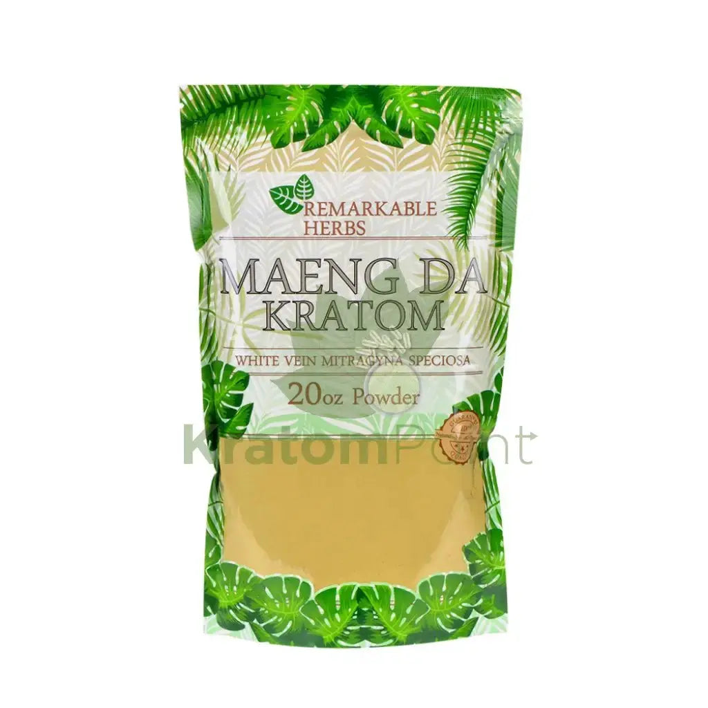 Remarkable Herbs Kratom Powder 20oz White Maeng Da - Smoke empire