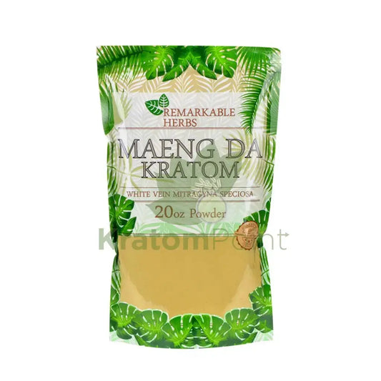 Remarkable Herbs Kratom Powder 20oz White Maeng Da - Smoke empire