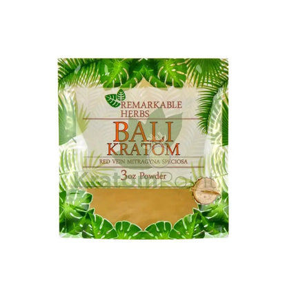 Remarkable Herbs Kratom Powder 3oz Bali - Smoke empire