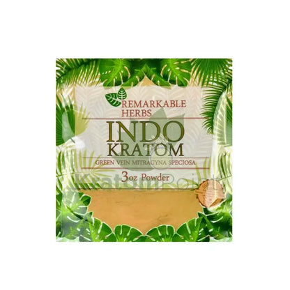 Remarkable Herbs Kratom Powder 3oz Indo - Smoke empire