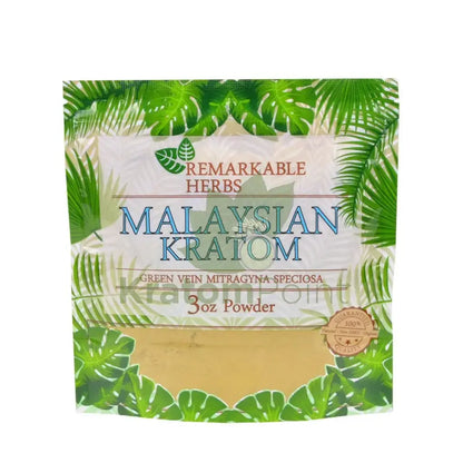 Remarkable Herbs Kratom Powder 3oz Malaysian - Smoke empire