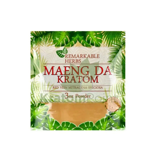 Remarkable Herbs Kratom Powder 3oz Red Maeng Da - Smoke empire
