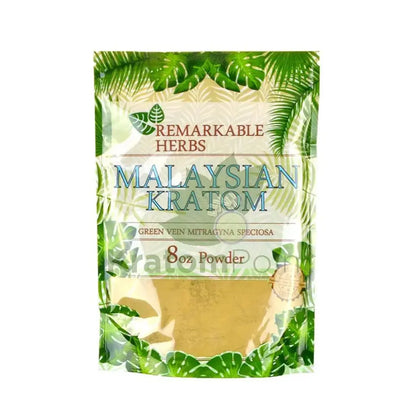 Remarkable Herbs Kratom Powder 8oz Malaysian - Smoke empire