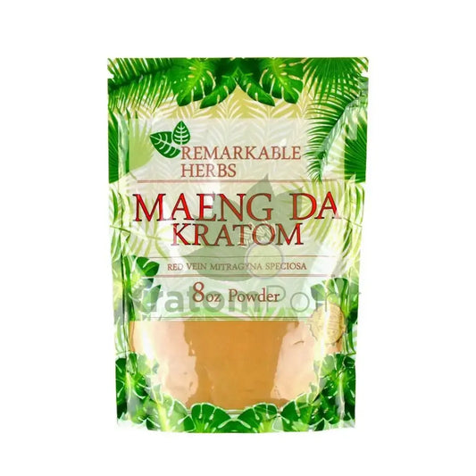 Remarkable Herbs Kratom Powder 8oz Red Maeng Da - Smoke empire