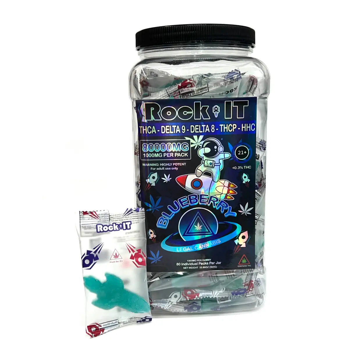 Rock It THCA Gummies 1000mg - Smoke empire