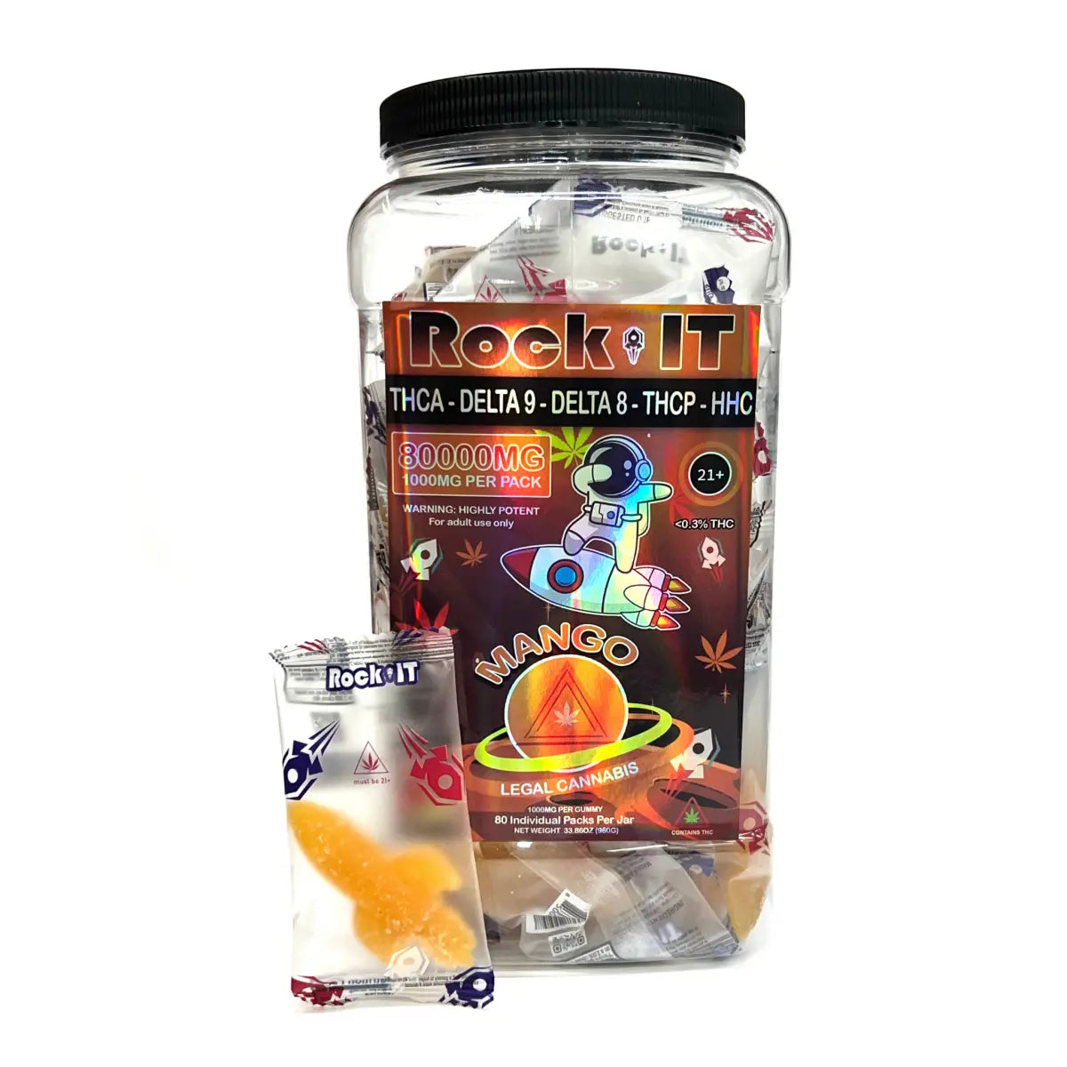 Rock It THCA Gummies 1000mg - Smoke empire