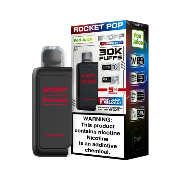 OXBAR x Pod Juice Svopp 30K Puff Vape Replacement Pod Cartridge OXBar Vapes