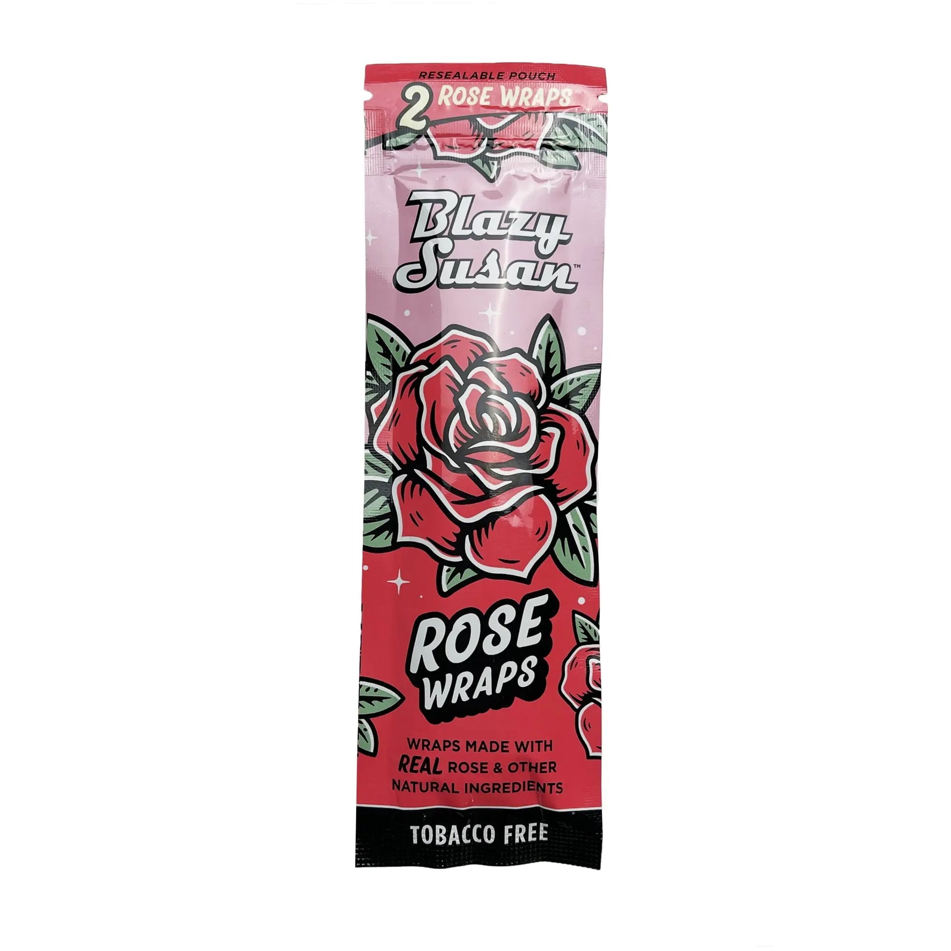 Blazy Susan Wraps Tobacco Free, Nicotine Free - Rose Wraps - Smoke empire