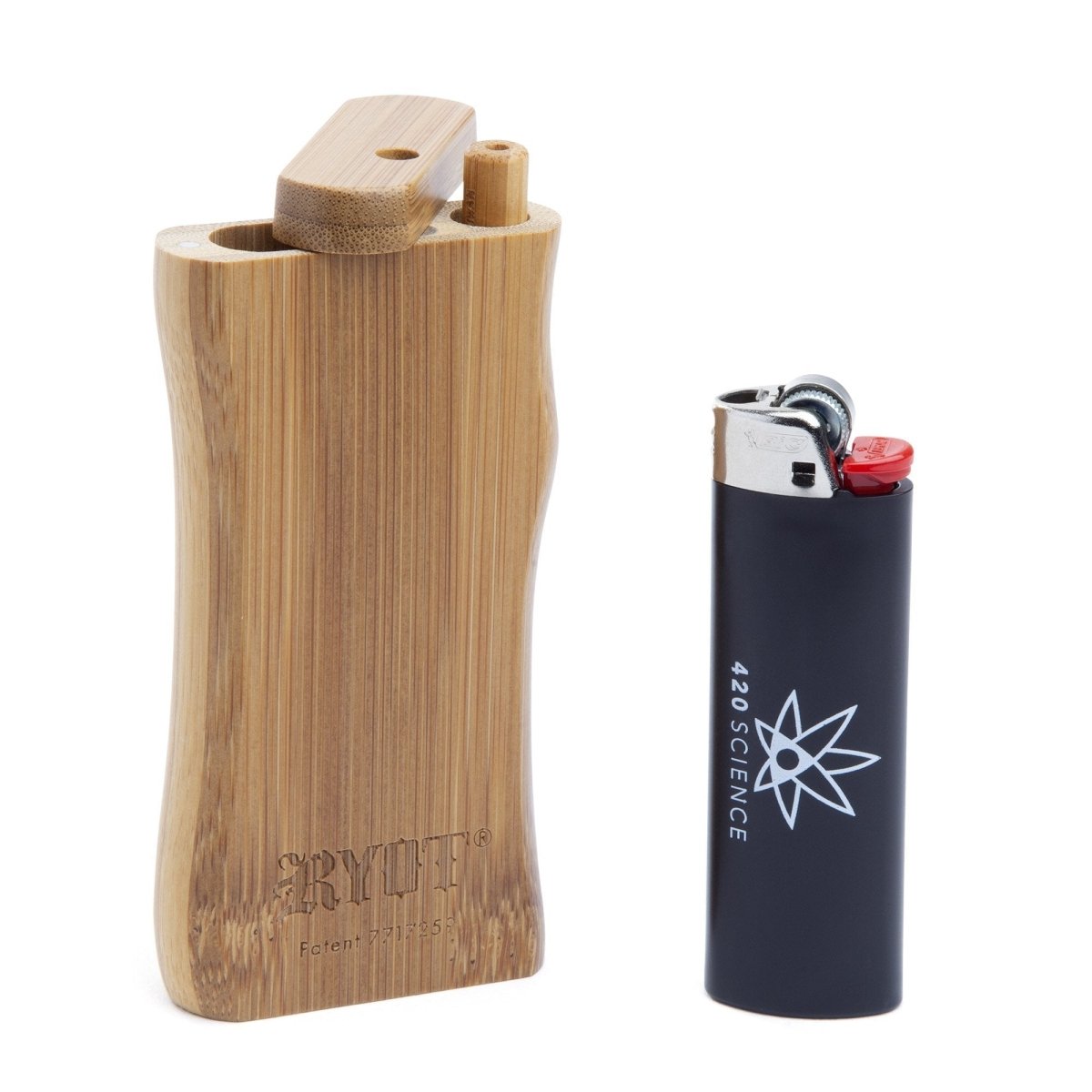 RYOT Wooden Dugout Box w/Matching One-Hitter - Bamboo - Smoke empire