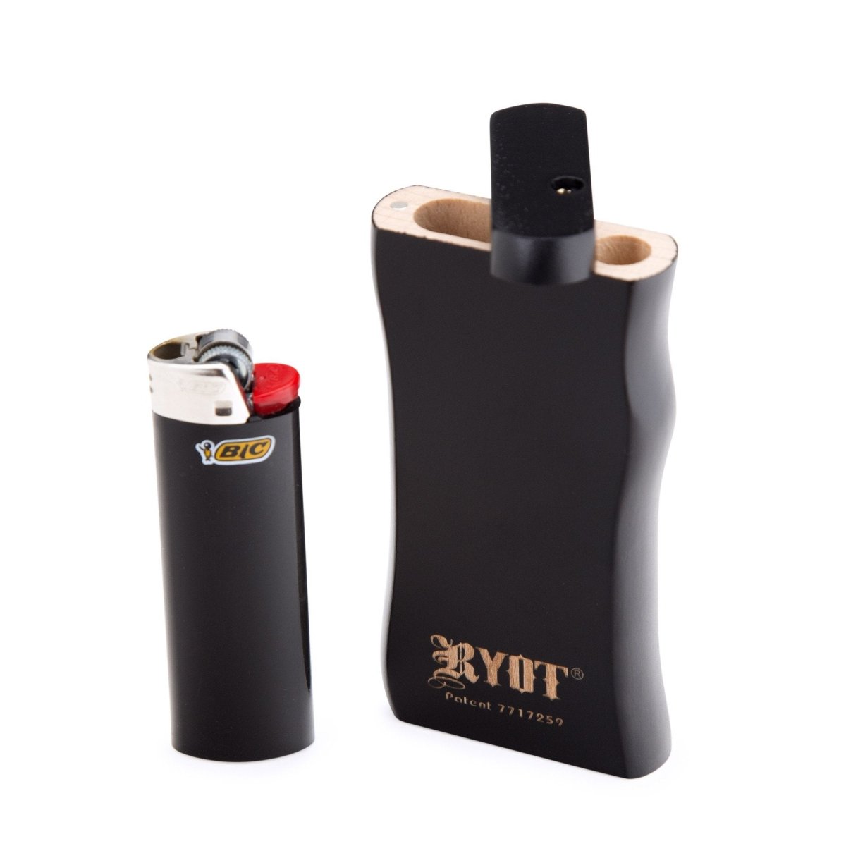 RYOT Wooden Dugout Box w/Matching One-Hitter - Black - Smoke empire