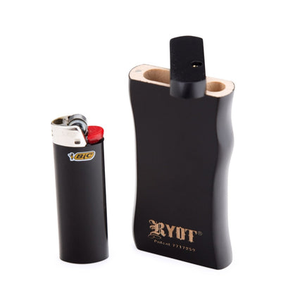 RYOT Wooden Dugout Box w/Matching One-Hitter - Black - Smoke empire