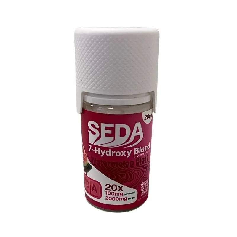 SEDA 7-HYDROXYMITRAGYNINE CHEWABLE TABLETS 20CT 100MG PER TABLET - Smoke empire