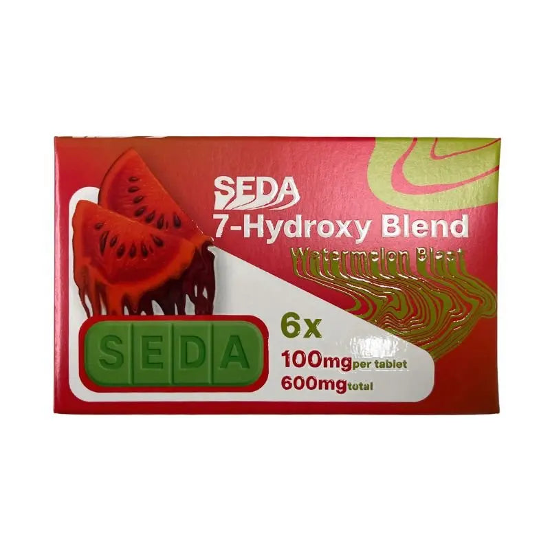 SEDA BARS 7-HYDROXYMITRAGYNINE CHEWABLE TABLETS 6CT 100MG PER TABLET - Smoke empire
