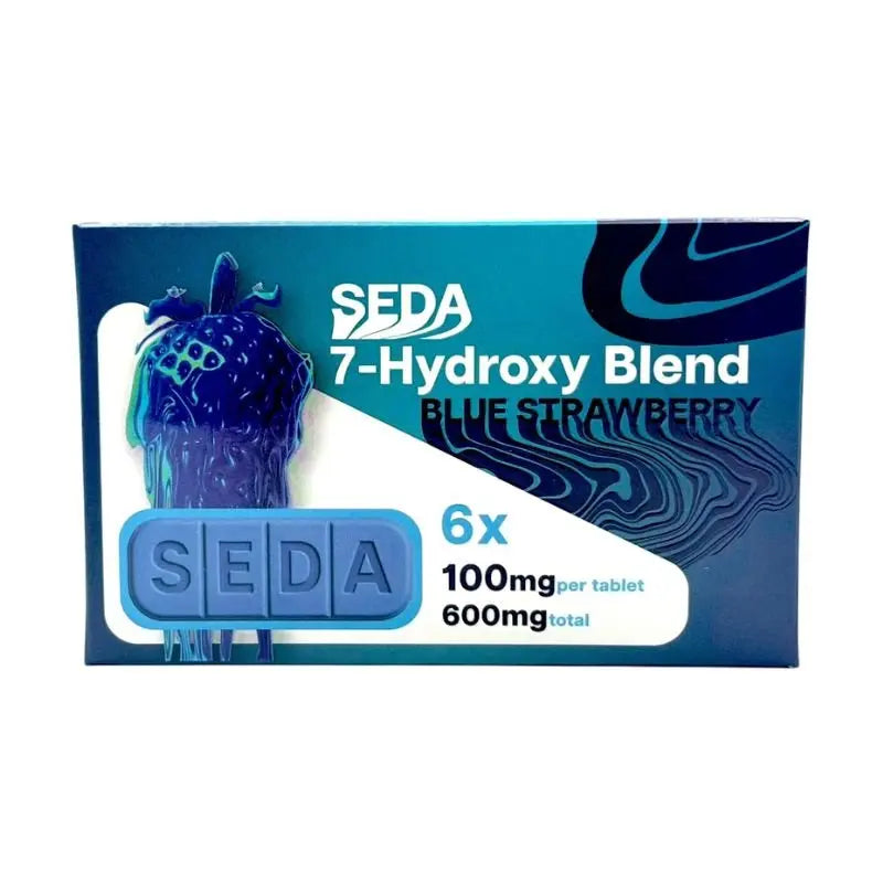 SEDA BARS 7-HYDROXYMITRAGYNINE CHEWABLE TABLETS 6CT 100MG PER TABLET - Smoke empire