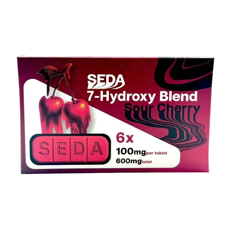 SEDA BARS 7-HYDROXYMITRAGYNINE CHEWABLE TABLETS 6CT 100MG PER TABLET - Smoke empire