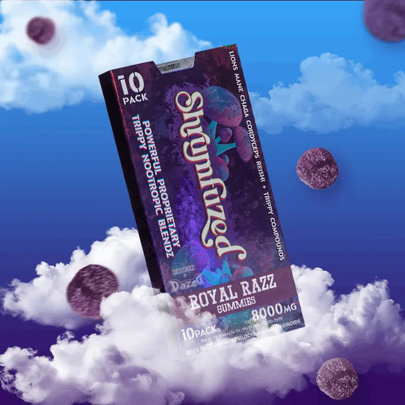SHRUMFUZED MUSHROOM GUMMIES 10CT/PK 8000MG - Smoke empire