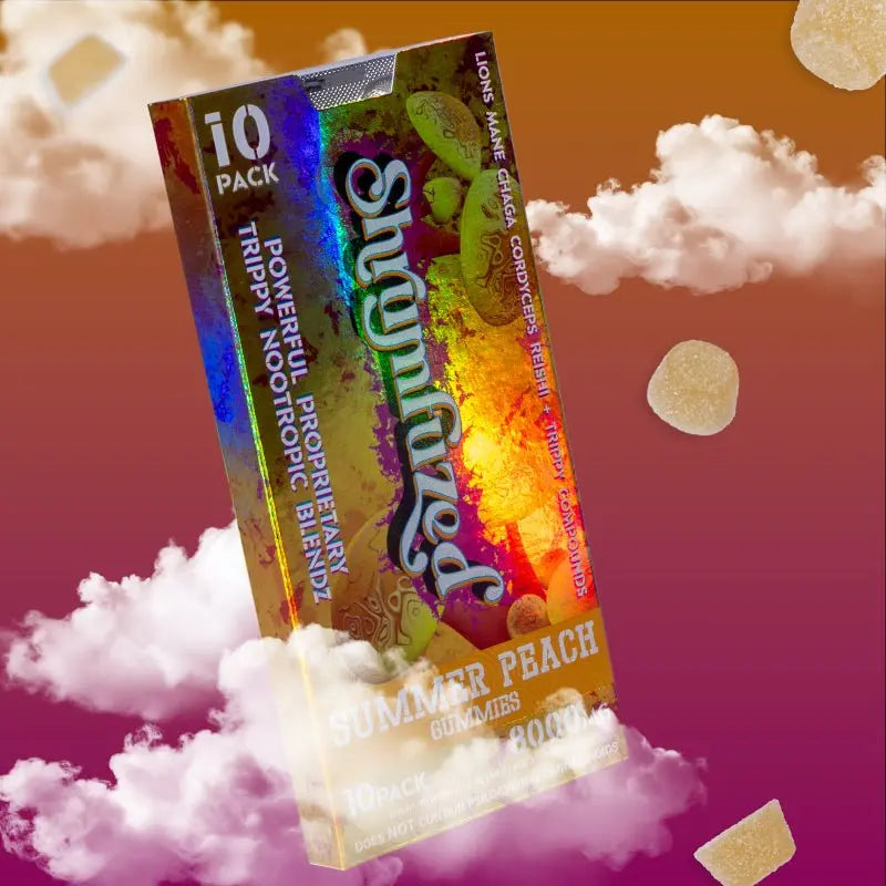 SHRUMFUZED MUSHROOM GUMMIES 10CT/PK 8000MG - Smoke empire
