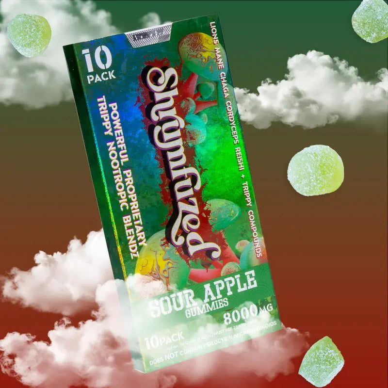 SHRUMFUZED MUSHROOM GUMMIES 10CT/PK 8000MG - Smoke empire