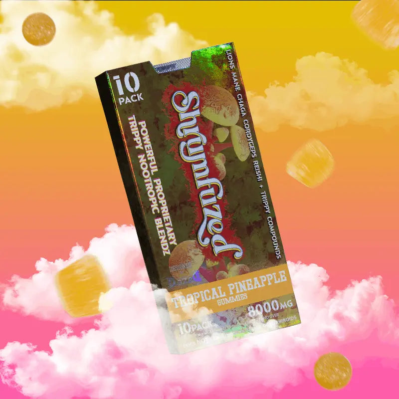 SHRUMFUZED MUSHROOM GUMMIES 10CT/PK 8000MG - Smoke empire