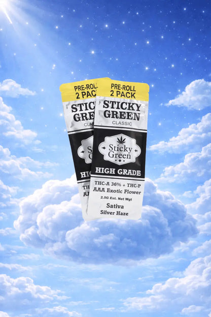 Silver Haze High Grade Pre Rolls (Sativa) - Smoke empire