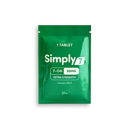 Simply7 7-Hydroxymitragynine Chewable Tablets – 1 Count (30mg Each) - Smoke empire