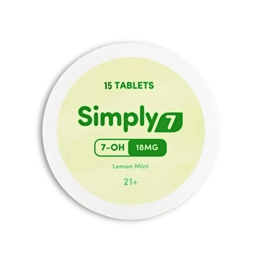 Simply7 7-Hydroxymitragynine Chewable Tablets – 15 Count (18mg Each) - Smoke empire