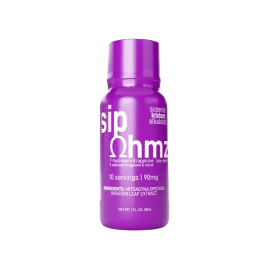 Sip Ohmz Exodus 7-Hydroxymitragynine Grape Kratom Extract Shot 90mg - Smoke empire