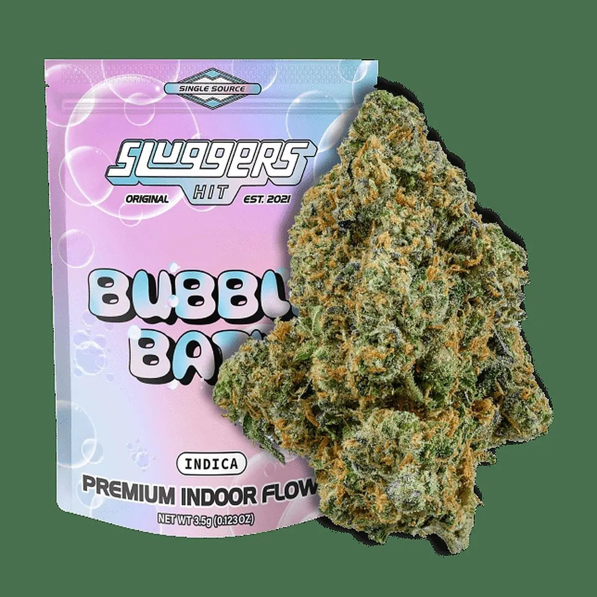 Sluggers Hit Bubble Bath (Indica) Premium Indoor Flower 3.5G - Smoke empire