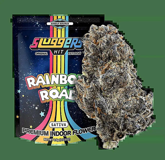 Sluggers Hit Rainbow Road (Sativa) Premium Indoor Flower 3.5G - Smoke empire