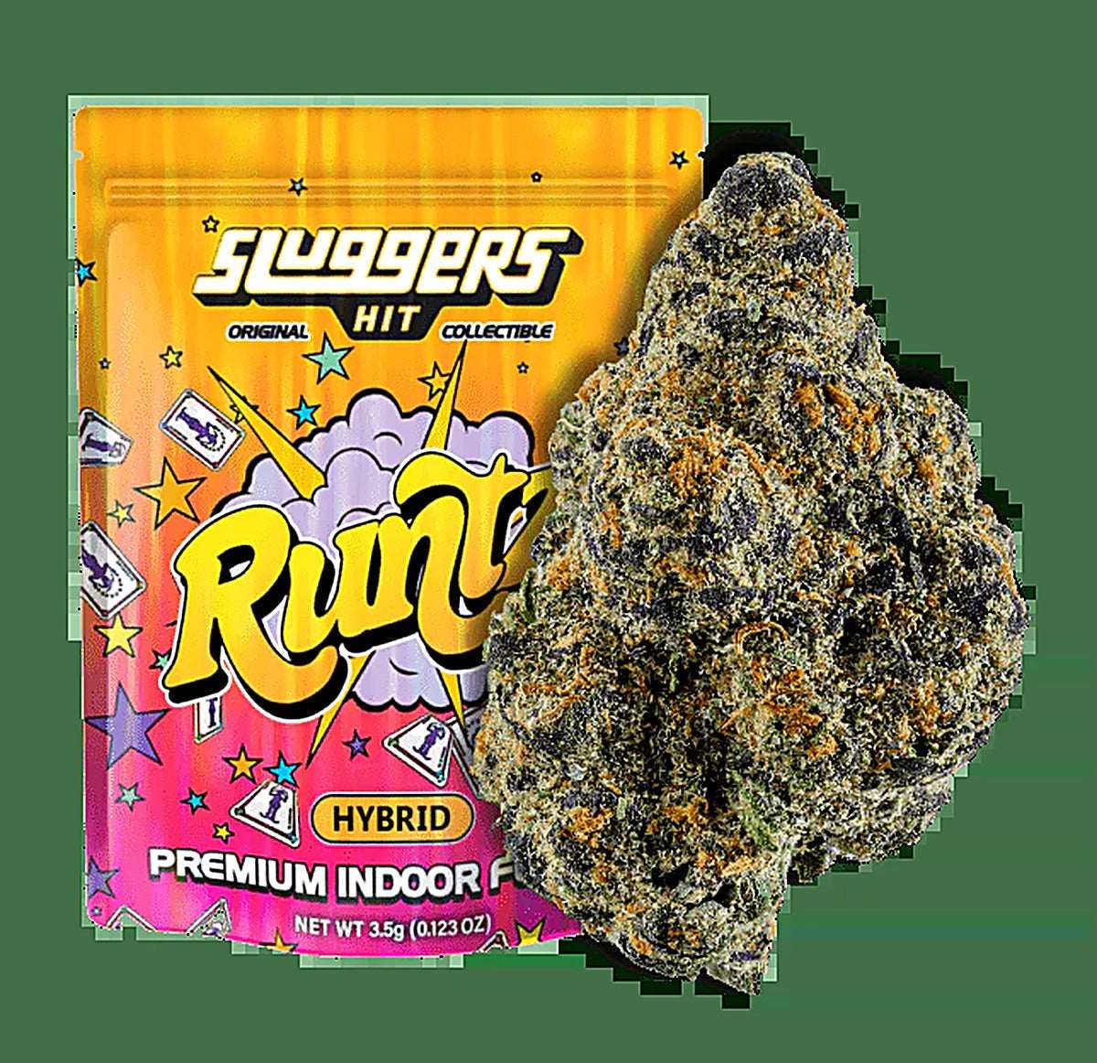 Sluggers Hit Runtz (Hybrid) Premium Indoor Flower 3.5G - Smoke empire