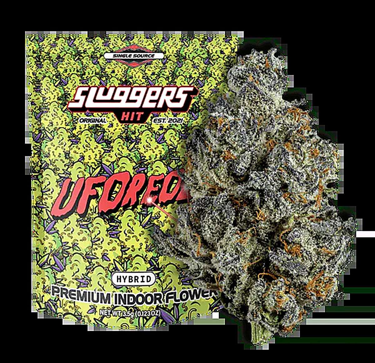 Sluggers Hit UFOREOZ! (Hybrid) Premium Indoor Flower 3.5G - Smoke empire